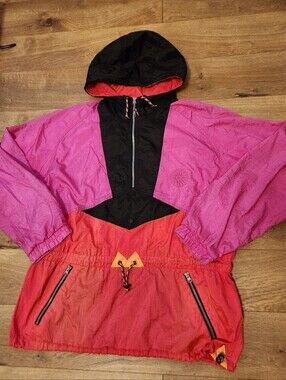 Vintage 80s/90s HELLY HANSEN Pullover Anorak Colorblock Windbreaker Large